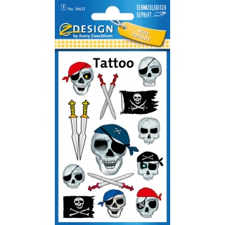 NAKLEJKI TATUAŻ 56632, Naklejki, Art. kreatywne