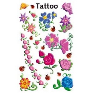 NAKLEJKI TATUAŻ 56691, Naklejki, Art. kreatywne