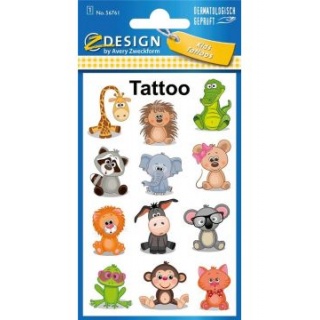 NAKLEJKI TATUAŻ 56761, Naklejki, Art. kreatywne