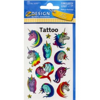 NAKLEJKI TATUAŻ 56767, Naklejki, Art. kreatywne