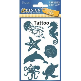 NAKLEJKI TATUAŻ 56943, Naklejki, Art. kreatywne