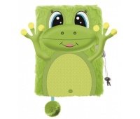 PAMIĘTNIK Z KŁÓDKĄ 3D WŁOCH.A5 96K.MLF HAPPY FROG, Pamiętniki, Zeszyty i bloki