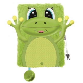 PAMIĘTNIK Z KŁÓDKĄ 3D WŁOCH.A5 96K.MLF HAPPY FROG, Pamiętniki, Zeszyty i bloki