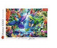 Puzzle 1000 - Kolibry w tropikach !!, 1000 element&oacute;w, Puzzle