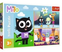 Puzzle 24 Maxi - Przygody malego Kotka Milo !!, Maxi, Puzzle