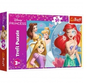 Puzzle 30 - Piękny dzień księżniczek !!, 30 element&oacute;w, Puzzle