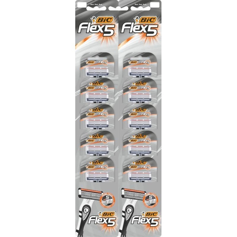 GOLARKA BIC FLEX5 KARTA 10szt., Pozostałe, Art. higieniczne i dozowniki
