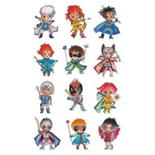 NAKLEJKI METALLIC KIDS 56795, Naklejki, Art. kreatywne