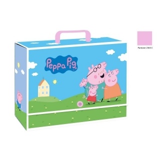 Teczka z rączką PEPPA PIG XL 9cm, Teczki przestrzenne, Organizacja dokumentów