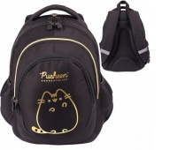 PLECAK 4-KOMOROWY BP-6 PUSHEEN GOLD mkmo, Plecaki, Tekstylia