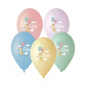 BALONY PREMIUM HEL HAPPY BIRTHDAY LISEK 13" 5szt. BALONY PREMIUM HEL HAPPY BIRTHDAY LISEK 13" 5szt., Balony, Art. na okazje i przyjęcia