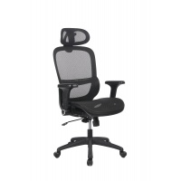 Fotel biurowy OFFICE PRODUCTS Dokos, czarny, Krzesła i fotele, Wyposażenie biura