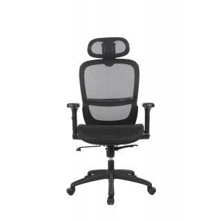 Fotel biurowy OFFICE PRODUCTS Dokos, czarny, Krzesła i fotele, Wyposażenie biura