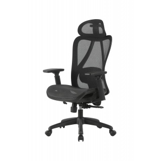 Fotel biurowy OFFICE PRODUCTS Kalamos, czarny, Krzesła i fotele, Wyposażenie biura