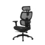 Fotel biurowy OFFICE PRODUCTS Hydra, czarny, Krzesła i fotele, Wyposażenie biura