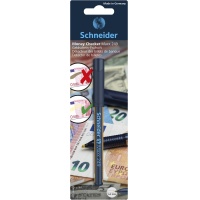Money check marker SCHNEIDER Maxx 249, chisel, 1-3mm, blister, transparent