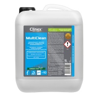 Uniwersalny środek CLINEX Multi Clean, do mycia powierzchni wodoodpornych, Green Tea, 5l, Środki czyszczące, Artykuły higieniczne i dozowniki