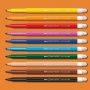 Watercolor markers CARAN D'ACHE Swisscolor, 10 pcs, mix colors