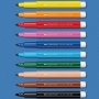 Watercolor markers CARAN D'ACHE Swisscolor Maxi, 10 pcs, mix colors