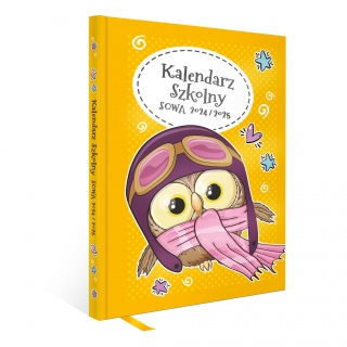 KALENDARZ SZKOLNY SOWA A5 2024/2025, Dzienne, Kalendarze