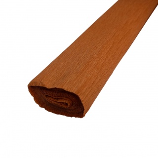 KREPINA 50x250cm jasny brąz, Bibuła, krepina, Plastyka