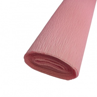 KREPINA 50x250cm jasny r&oacute;ż, Bibuła, krepina, Plastyka