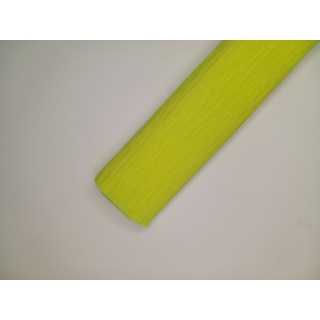 KREPINA 50x250cm limonka, Bibuła, krepina, Plastyka