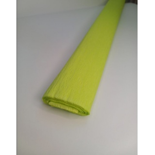 KREPINA 50x250cm limonka, Bibuła, krepina, Plastyka
