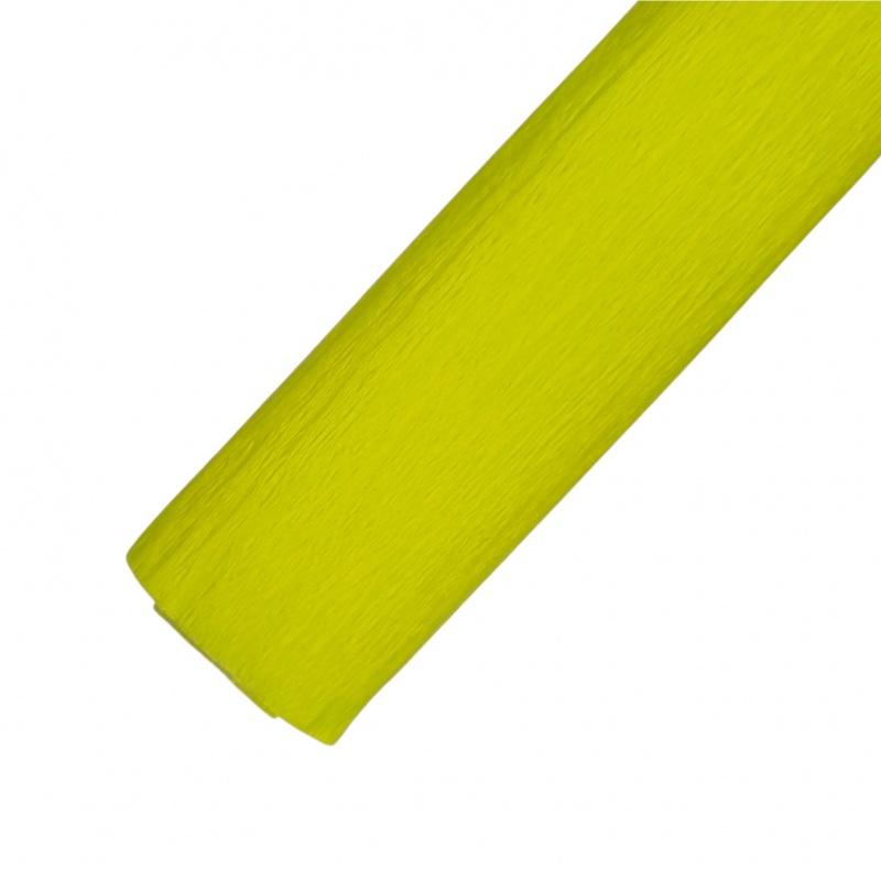 KREPINA 50x250cm limonka, Bibuła, krepina, Plastyka