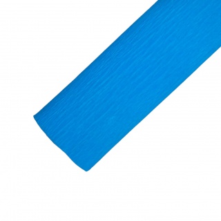 KREPINA 50x250cm niebieska, Bibuła, krepina, Plastyka