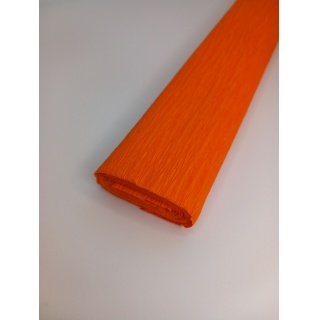 KREPINA 50x250cm pomarańczowa, Bibuła, krepina, Plastyka