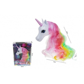 GŁOWA KONIA 20CM DO CZESANIA 2564 4065, Dla dziewczynki, Zabawki