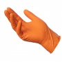 Powder-free nitrile gloves MAXTER 7.0, 90 pcs, size XL, orange