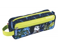 Pencil case sachet KEYROAD, 21,5x9x5,5 cm, Dino