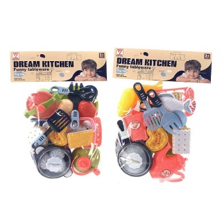 ZESTAW KUCHENNY W WORKU BK8469, Zabawki