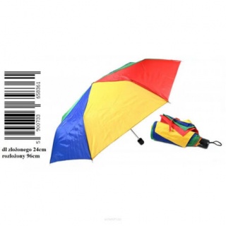 D43701 / PARASOL SKŁADANY 8361, Akcesoria przeciwdeszczowe, Zabawki