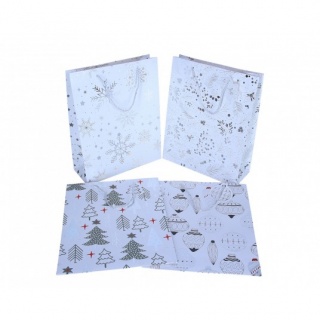 DEKORACYJNA TOREBKA PAPIEROWA 32/26/10 CM /12/, Torby ozdobne, Art. dekoracyjne i prezentowe