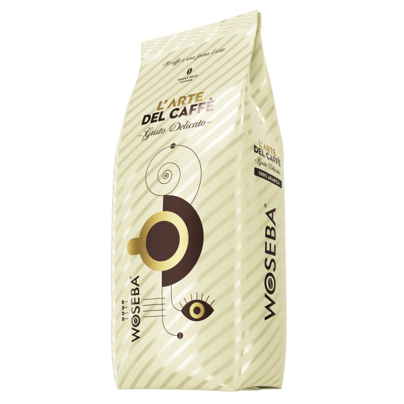 Coffee WOSEBA L’arte del caffè, Gusto Delicato, beans, 500g