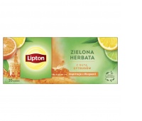 Tea LIPTON green, with a hint of citrus, 20 bags