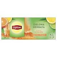 Tea LIPTON green, with a hint of citrus, 20 bags