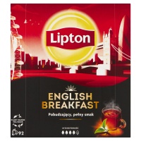 Tea LIPTON black, English Breakfast, 92 bags