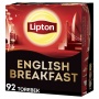 Herbata LIPTON czarna, English Breakfast, 92 torebki, Herbaty, Artykuły spożywcze