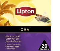 Tea LIPTON, pyramids, black, chai, 20 bags