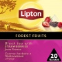 Tea LIPTON, pyramids, black, forest fruits, 20 bags