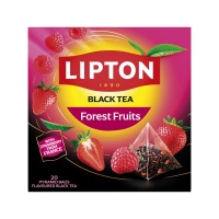 Herbata LIPTON Discovery Collection, czarna, owoce leśne, 20 piramidek