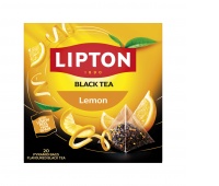 Tea LIPTON Discovery Collection, black, lemon, 20 pyramids