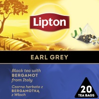 Herbata LIPTON, piramidki, czarna, Earl Grey, 20 torebek