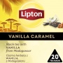 Tea LIPTON, pyramids, black, vanilla, 20 bags