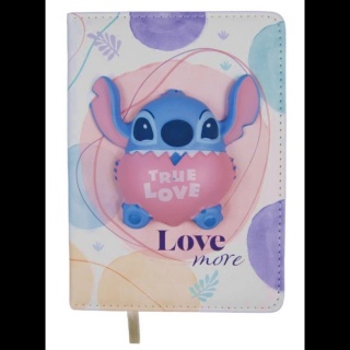 NOTES B6 SQUISHY 3D WZÓR3 STITCH DISNEY FASHION, Notesy szkolne, Zeszyty i bloki