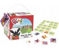 JM GRA MEMORY + KOLOROWANKA BING 64 KARTY, Domino i memos, Gry